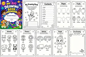Baby King Kids Drawing Book