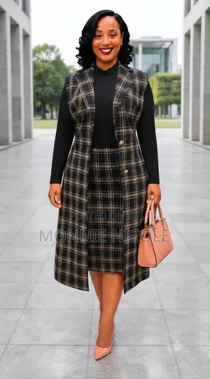Official Women's Dress Suit - Dress and Half Coat