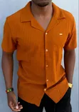 Kanzu ya Quban ya Wanaume - Rangi ya Chungwa - 1