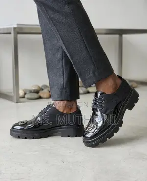 Gucci Loafers za Kitambaa Chenye Mng'ao na Sole Mbili