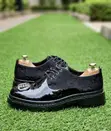 Premium Executive Wetlook Platform Shoes - 1