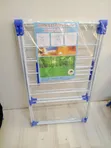 Adjustable Foldable Clothes Stand - Heavy-Duty Laundry Rack - 2