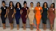 Chic Stretchy Bodycon Dress - 2