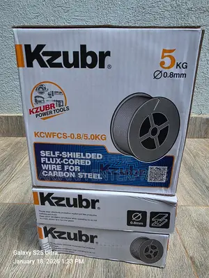 Kzubr Kamba ya Kulehemu ya MIG ya Flux-Cored ya Kujikinga 0.8mm 5kg