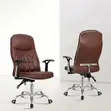 Brown Generic Swivel Conference Chair - 1