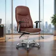 Brown Generic Swivel Conference Chair - 3