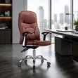 Brown Generic Swivel Conference Chair - 5