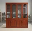 4-Door Office Cabinet - Large Wood Filing Cabinet - 1