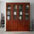 4-Door Office Cabinet - Large Wood Filing Cabinet - 5