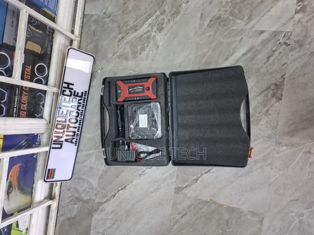Kifaa cha Kurusha Gari 3-in-1: Power Bank na Inflator ya Tairi - 1