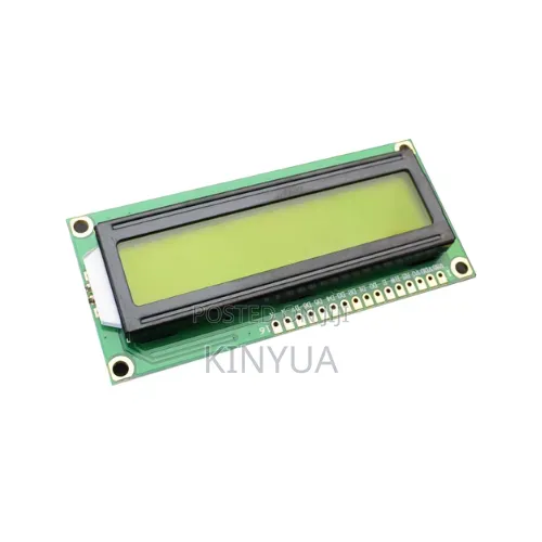 16x2 LCD Screen (Yellow Background) - 1