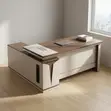 160cm Executive Office Desk - Gray - 3