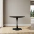 Round Marble Coffee Table - Black - 3