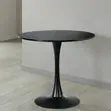 Round Marble Coffee Table - Black - 4