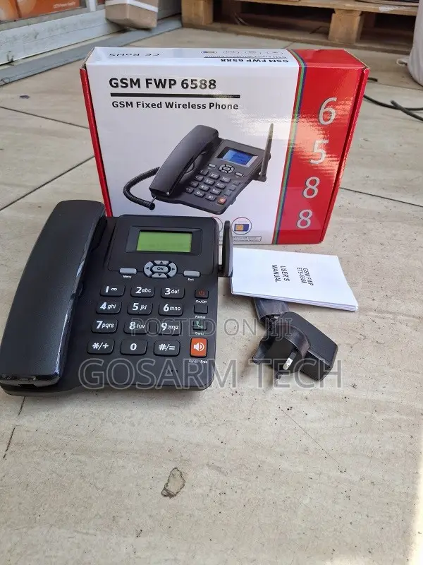 GSM Fixed Deskphone FWP 6588 Dual SIM - 1
