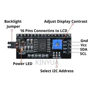 I2C LCD Adapter kwa Arduino