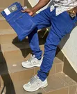 Blue Jeans za Wanaume - Slim Fit Tapered - 1