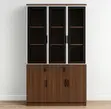 3-Door Wooden Filing Cabinet - 1