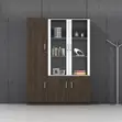 3-Door Wooden Filing Cabinet - 4