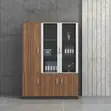 3-Door Wooden Filing Cabinet - 5