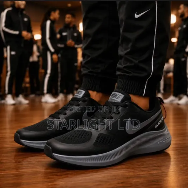 Nike Black Grey Trainers 40-45 - 1