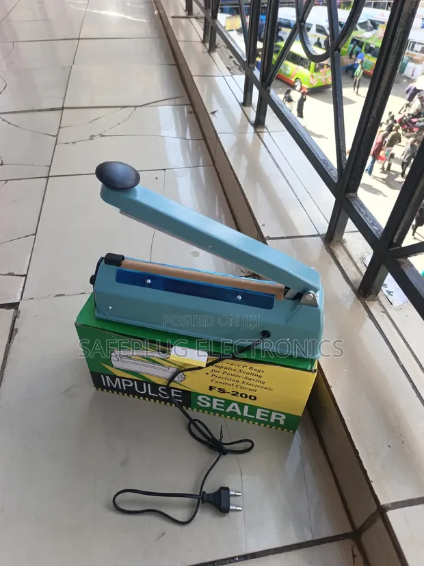 Metallic 200mm Heat Sealer for Nylon Plastic Bags - 1