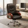 Leather Recliner Office Chair - Brand New - 1