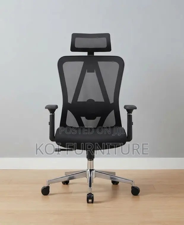 Kiti cha Ofisi cha Ergonomic chenye Mgongo Mrefu na Kazi ya Kurejea - 1