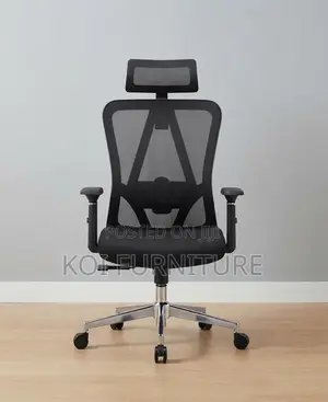 Kiti cha Ofisi cha Ergonomic chenye Mgongo Mrefu na Kazi ya Kurejea