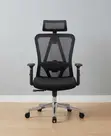 Kiti cha Ofisi cha Ergonomic chenye Mgongo Mrefu na Kazi ya Kurejea - 1