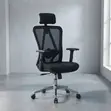 Kiti cha Ofisi cha Ergonomic chenye Mgongo Mrefu na Kazi ya Kurejea - 3