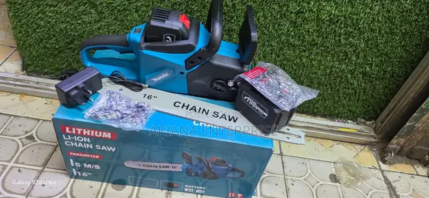 16-Inch Cordless Lithium-Ion Electric Chainsaw - 1
