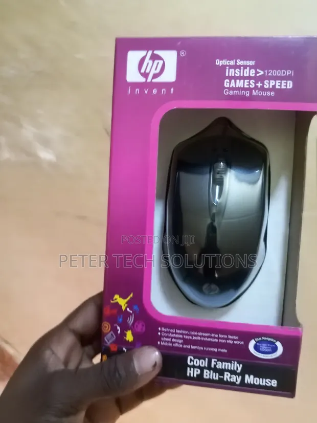 HP Invent Slim Optical Wireless Mouse - Mpya Kabisa - 1