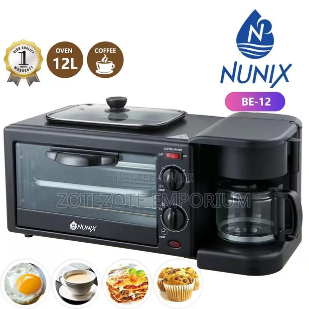 Nunix 3-in-1 Breakfast Maker - 1