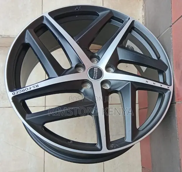 Magurudumu Mapya ya Range Rover 22-Inch Silver Grey (Seti ya 4) - 1