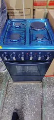 OLELON 50x55 Gas Cooker, 3 Gas Burners + 1 Hot Plate, Electric Oven - 3