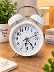 Vintage Twin Bell Alarm Clock - Classic Retro - 2