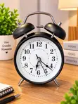 Vintage Twin Bell Alarm Clock - Classic Retro - 3