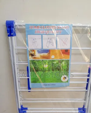 Space-Saving Foldable Clothes Drying Rack