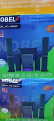 Nobel 5.1 NB1211 Multimedia Speaker Subwoofer - 22000W - 2