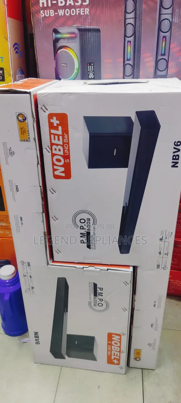 Nobel 600W 2.1ch Soundbar System with Wireless Woofer - 1