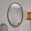 Nordic Oval Mirror - 70cm | Modern Wall Decor - 1