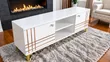 4ft TV Stand yenye Kabati za Kuhifadhia - 2
