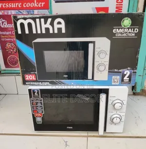 Mika 20L Manual Microwave Oven - White