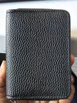 Plain Black Saffiano Cardholder - 2