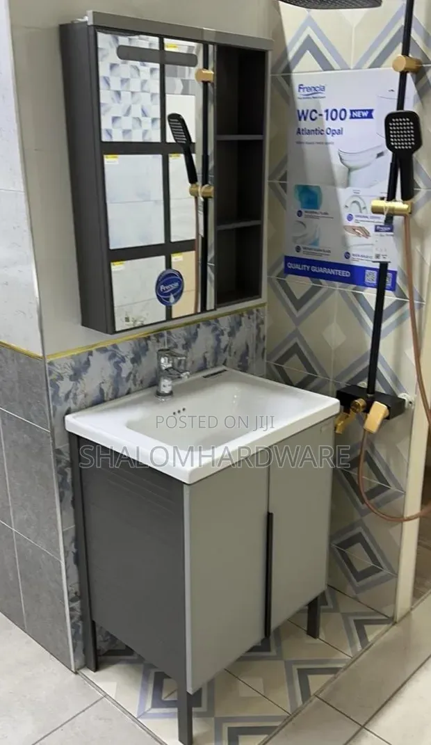 Premier Ceramic Vanity with Stand - 1