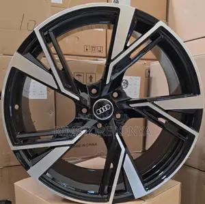 Brand New Audi 18-Inch Black Silver Rims (Set of 4)