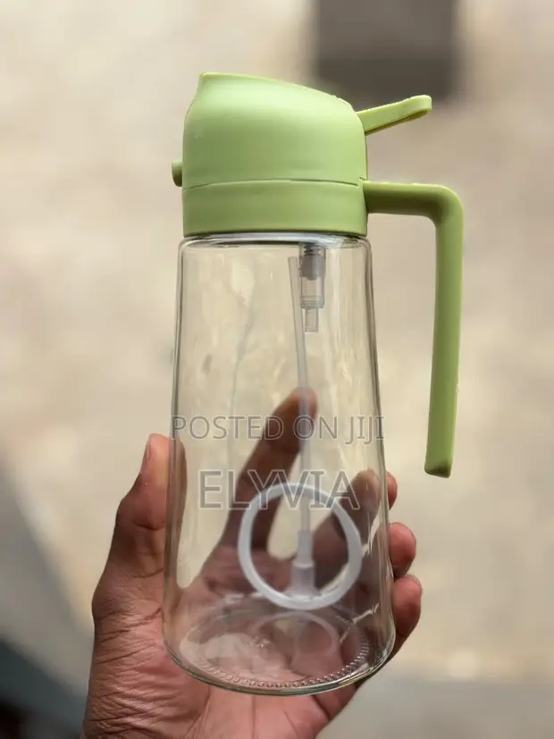 Dual-Function Glass Oil Sprayer Dispenser - 1