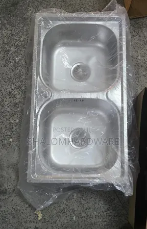 Sink ya Jikoni ya Premier yenye Madoa Mawili