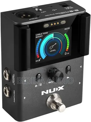 NUX B-8 Wireless Guitar System na Kipokezi cha Pedalboard